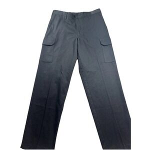 Cintas ComfortFlex Cargo Pants Mens 32x31 Navy Blue Work Uniform Utility